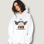 White Tranquility Panda Hoodie