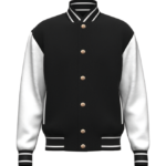 Black and White Varsity Jacket