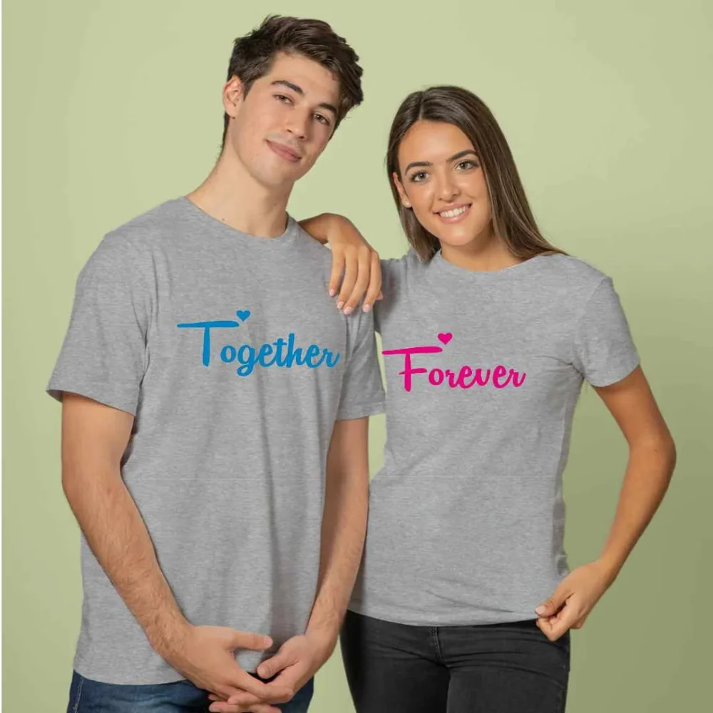 Lovebirds Together Forever Couple T-Shirts