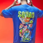 Monster Crew Oversized Puff Printed T-shirt