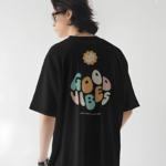 Good Vibes Only Graphic Oversized T shirt