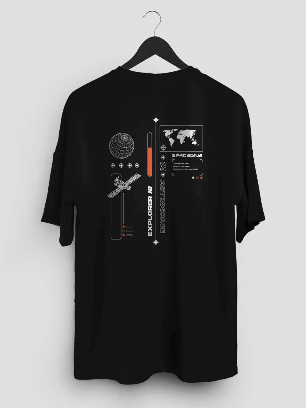 Satellite Seeker Oversized T-Shirt - Image 3